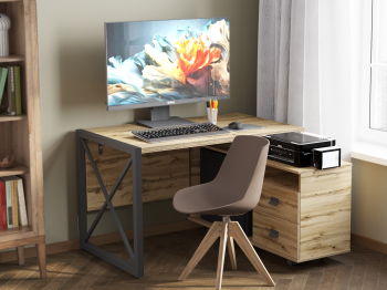 Стол рабочий универсальный Калифорния Хардвиг 1200 ЛДСП