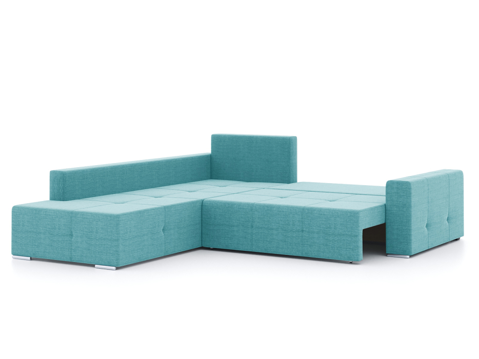 Диваны угловые в гостиную, Диван-кровать угловой Леос НПБ, рогожка