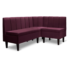 Кухонные уголки, Диван угловой Лео, микровелюр