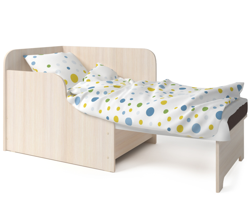 Диваны прямые кухонные, Кушетка детская Мелодия левая, рогожка