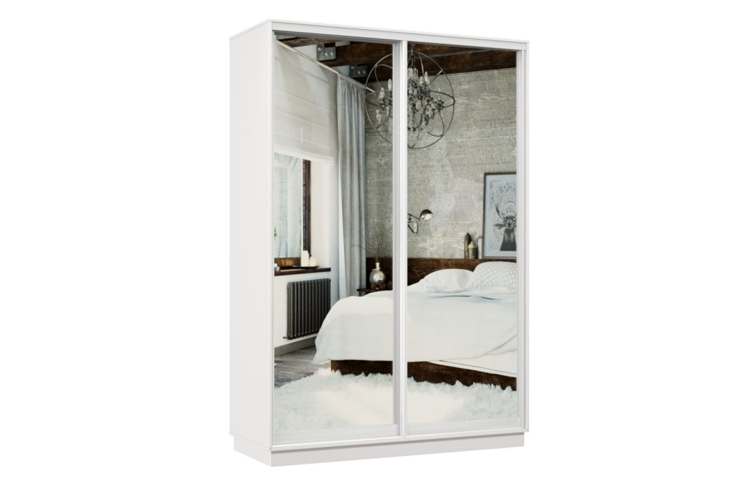 Шкафы-купе, Шкаф-купе Премьер 03 белый
