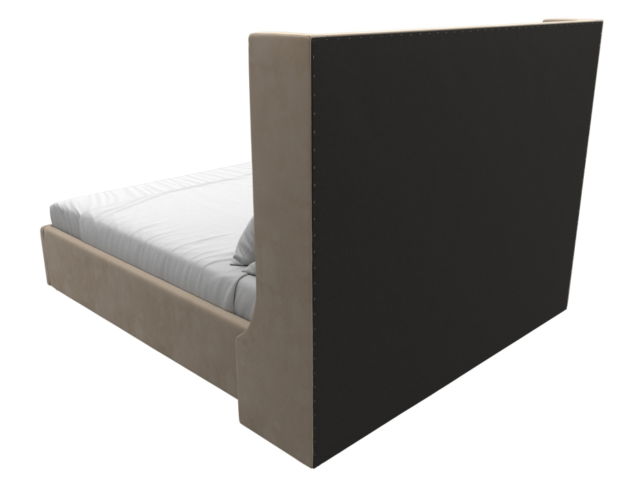 Мягкая кровать, Кровать интерьерная Ларго 160, велюр