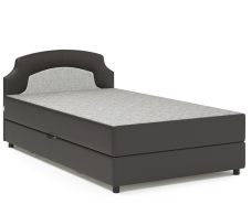 Мягкая кровать, Кровать тахта Шарм 160 с подъемным механизмом, шенилл / экокожа