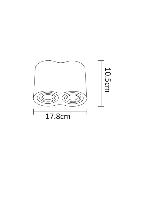 Люстра потолочная, Потолочный светильник FALCON 9,5х18см