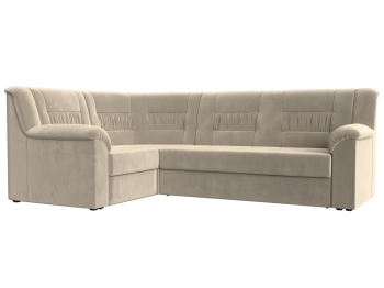 Угловой диван Карелия левый, микровельвет