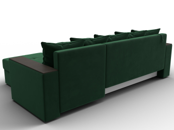 Диван угловой Дубай Лайт угол универсальный, велюр