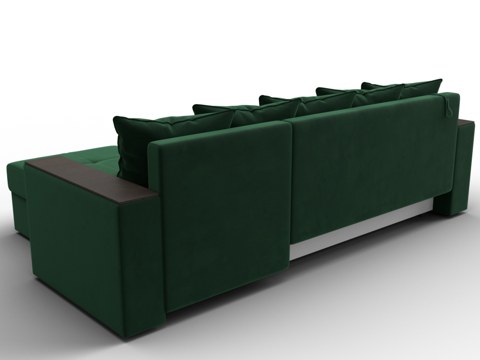 Диваны угловые в гостиную, Диван угловой Дубай Лайт угол универсальный, велюр