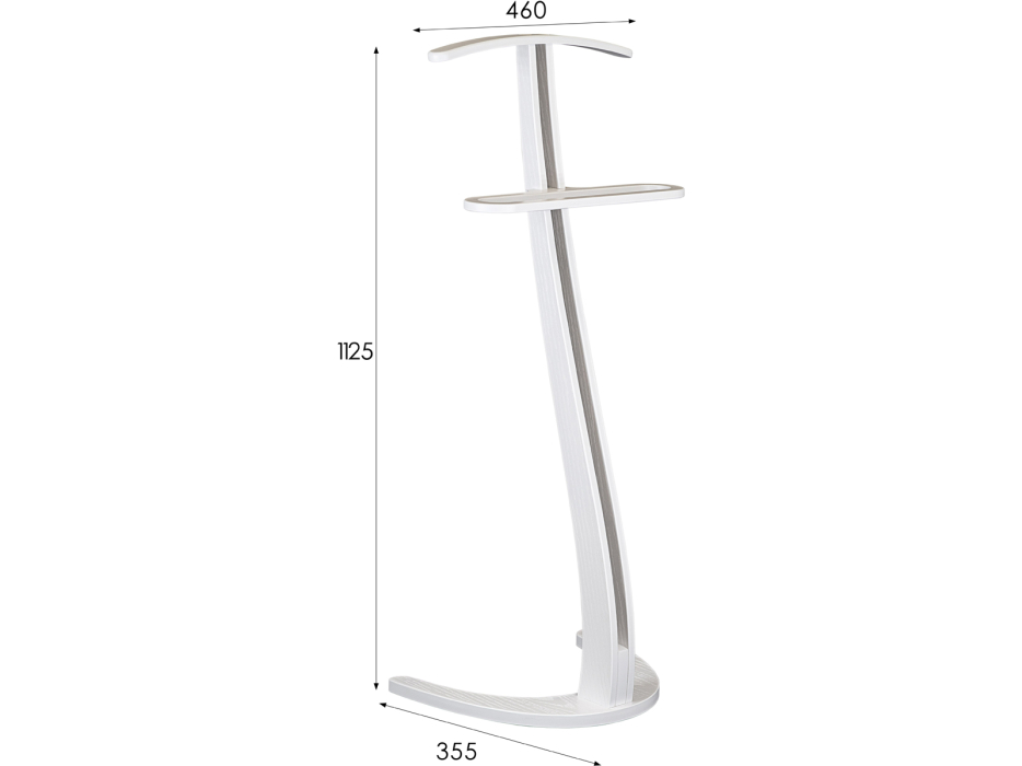 Вешалки, Вешалка костюмная Мебелик ГАЛАНТ 334