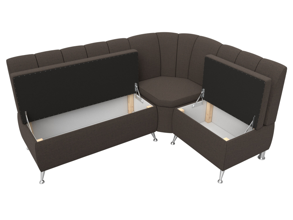 Диваны угловые кухонные, Диван кухонный угловой Кантри правый угол, рогожка Амур