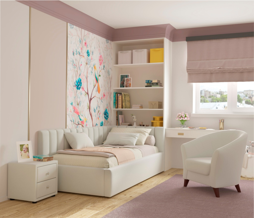 Прикроватные тумбы, Мягкая прикроватная тумба Cubo