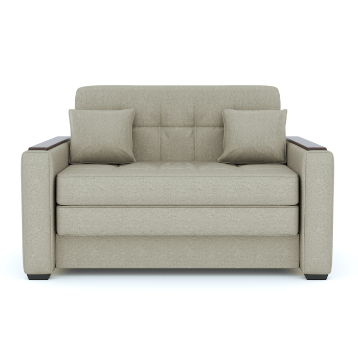 Диваны с ящиком для белья, Диван- кровать Этро Вуд, рогожка, 100