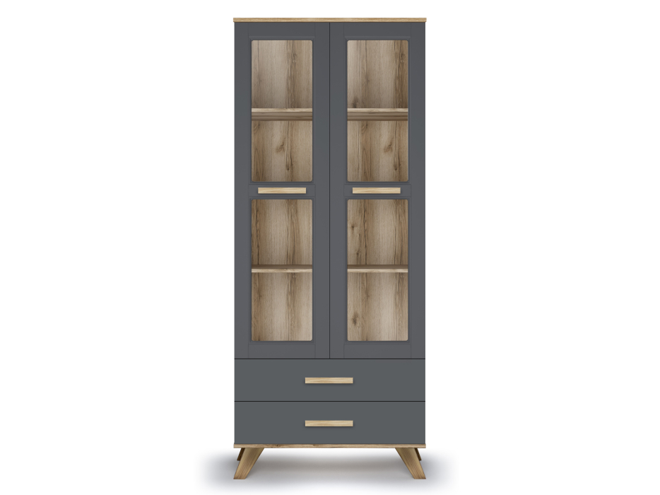 Витрины, ВЕГА СКАНДИНАВИЯ  Шкаф-витрина с ящиками