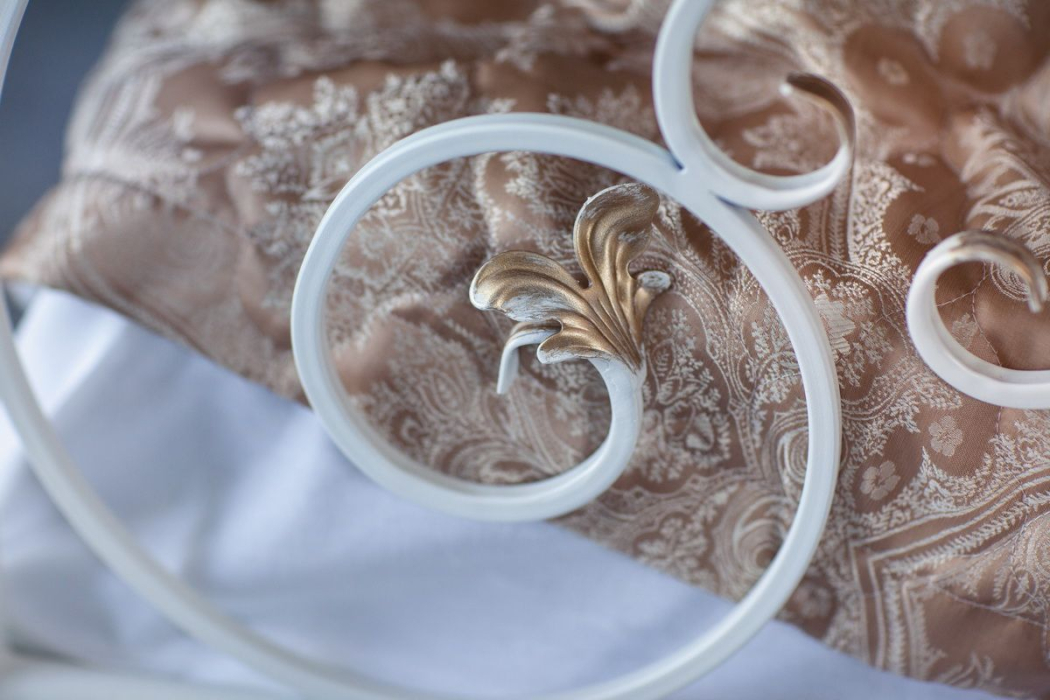 Кованые кровати, Кованая кровать Афина 1.4 с одной спинкой