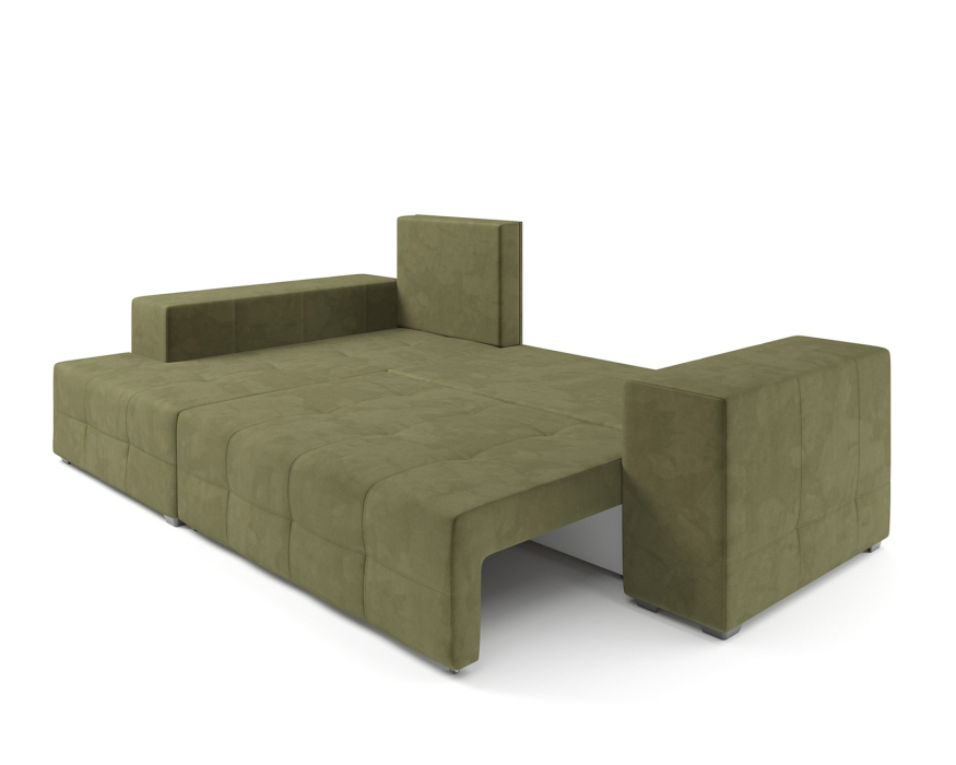 Диваны угловые в гостиную, Диван угловой Монреаль Левый угол (Велюр)