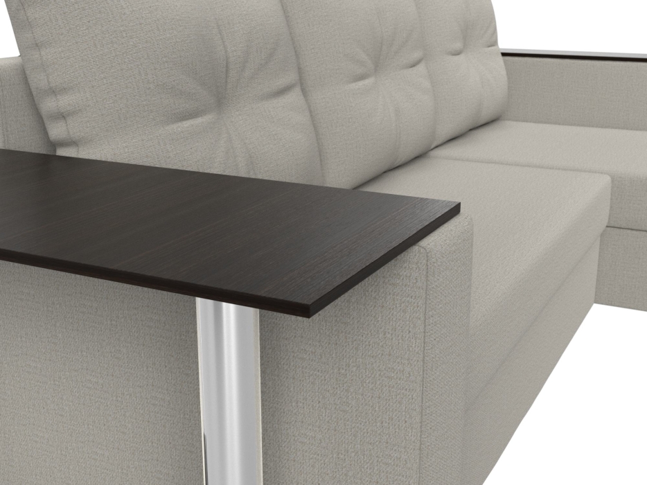 Диваны угловые в гостиную, Угловой диван Атланта правый угол, рогожка Амур