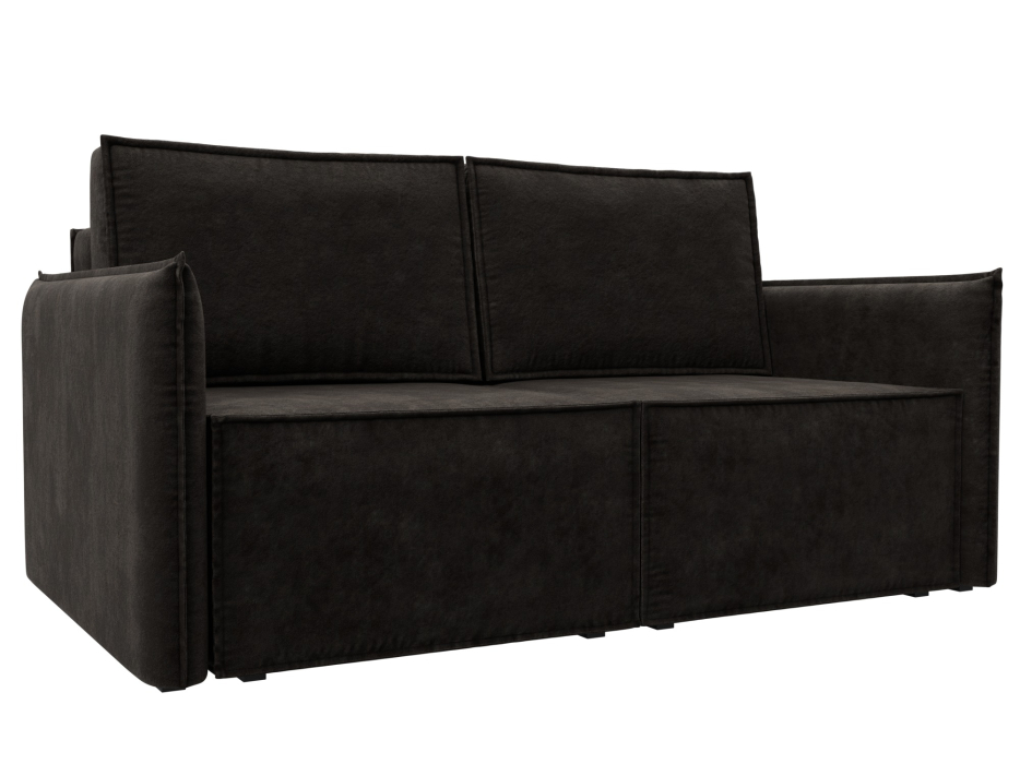 Диваны кровати со спальным местом, Диван прямой Либерти мини, велюр BRUT