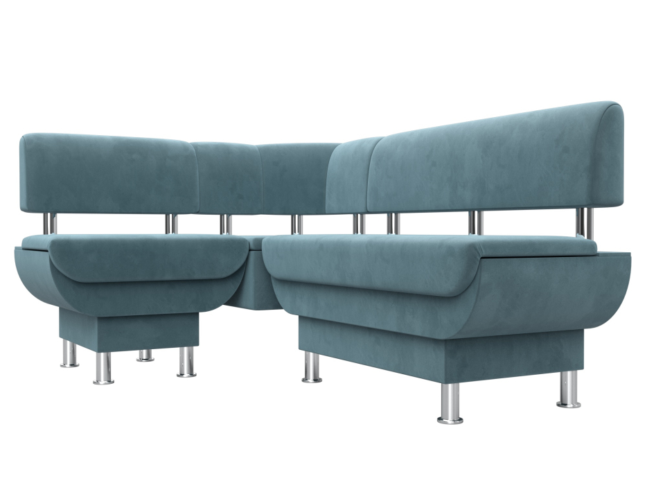 Кухонные уголки, Кухонный угловой диван Альфа левый угол, велюр