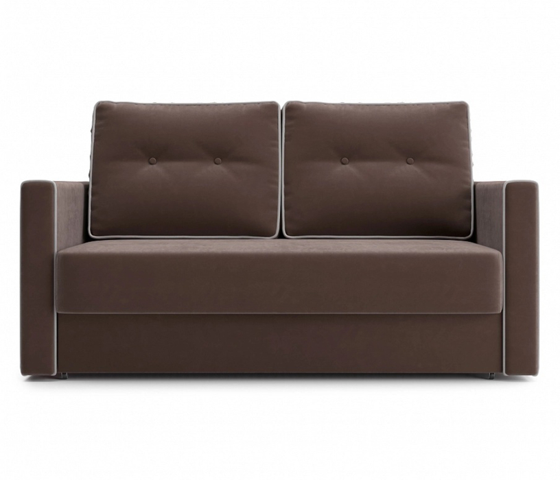 Диваны кровати со спальным местом, Диван прямой Атлантикс 2х-местный, Велюр