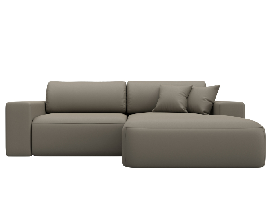 Диваны угловые в гостиную, Диван угловой Лига-036 НПБ Классик правый угол, экокожа GRIFON