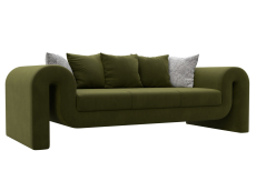 Диваны прямые кухонные, Диван прямой Волна, микровельвет