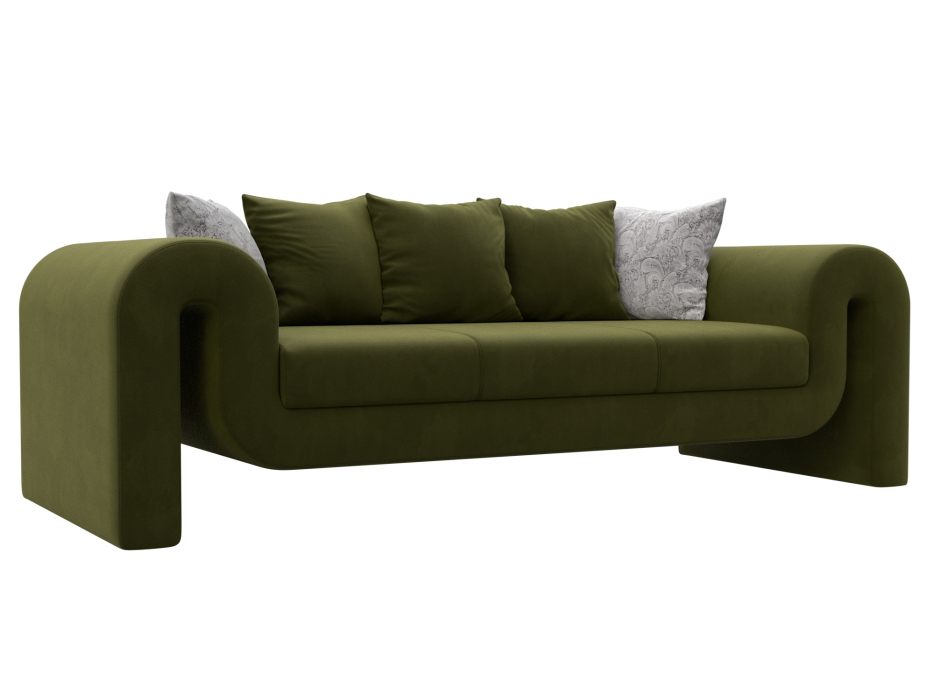 Диваны прямые кухонные, Диван прямой Волна, микровельвет