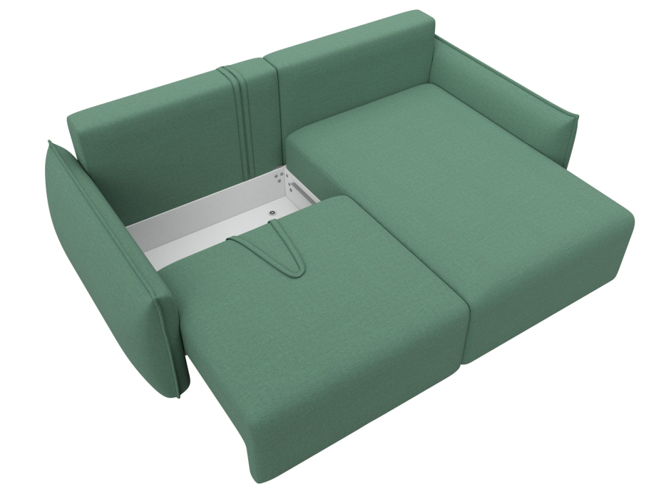 Диваны угловые в гостиную, Диван угловой Лига-051 НПБ угол универсальный, рогожка Амур