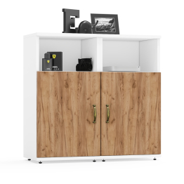 Две тумбы с дверками Лидер-8.