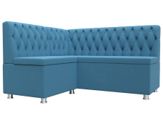 Кухонные уголки, Диван кухонный угловой Мирта левый угол, рогожка Амур