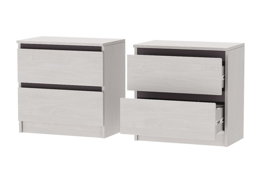 Прикроватные тумбы, тумба 2-Ящика КЭТ-1