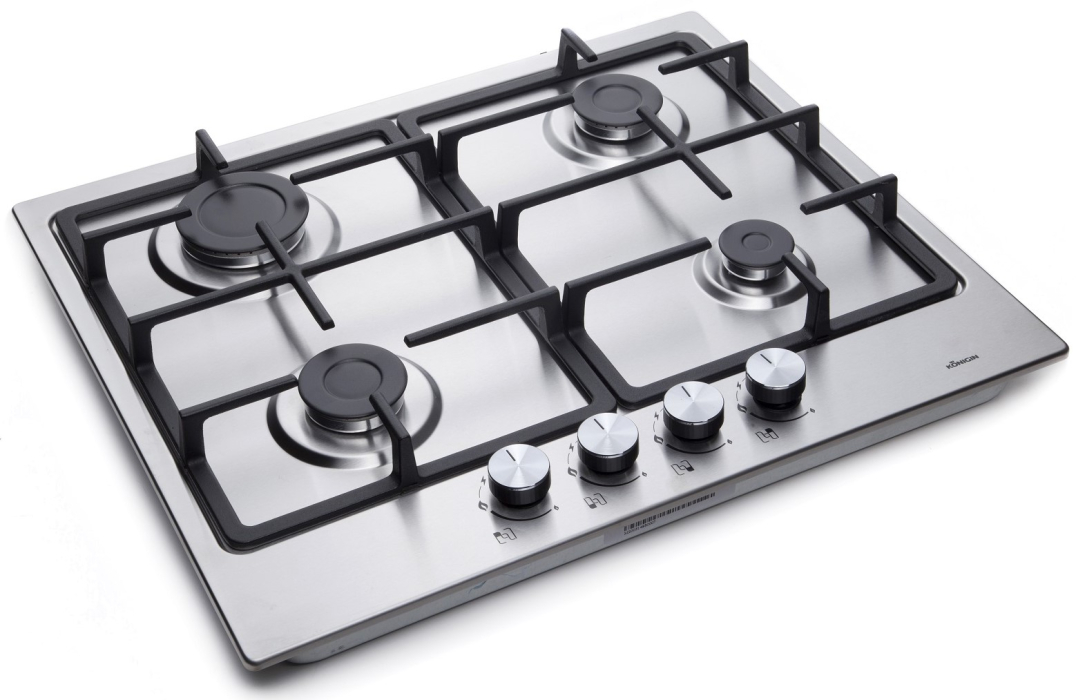 Встраиваемые варочные панели, Газовая варочная панель Konigin Spark 604 IX