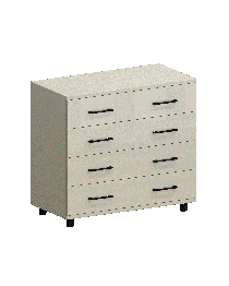 Модульная система Грейс Комод КМ-5031  Серый Кашемир