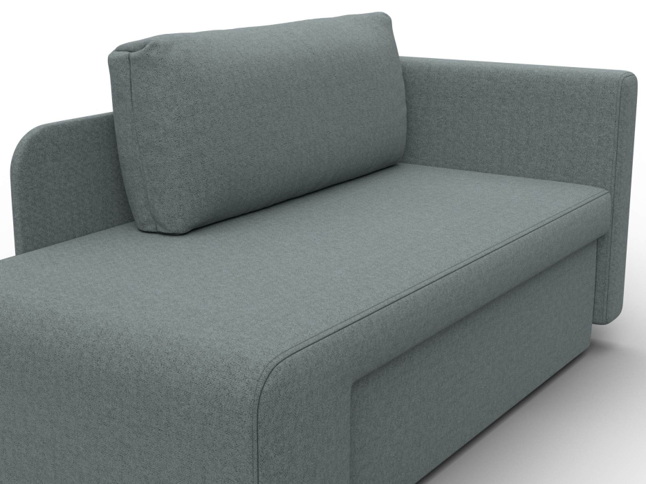 Маленькие спальные диваны, Кушетка Лига-097, рогожка Амур