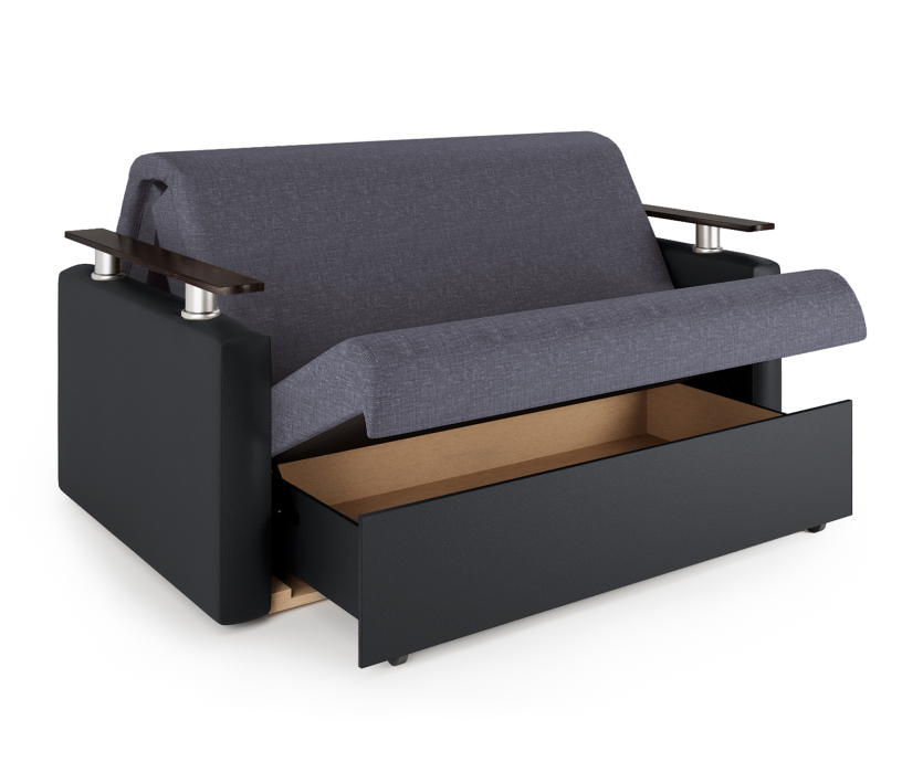 Диваны, Диван-кровать Шарм 140, рогожка/экокожа