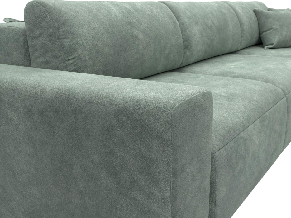 Диваны еврокнижки, Диван прямой Лига-036 НПБ Классик Лонг, велюр BRUT