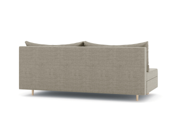 Диван-кровать еврокнижка Смайл без подлокотников, рогожка Люкс