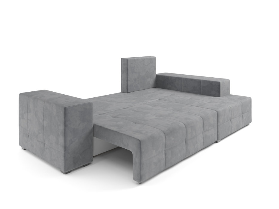 Диваны угловые в гостиную, Диван угловой Монреаль Правый угол (Велюр)