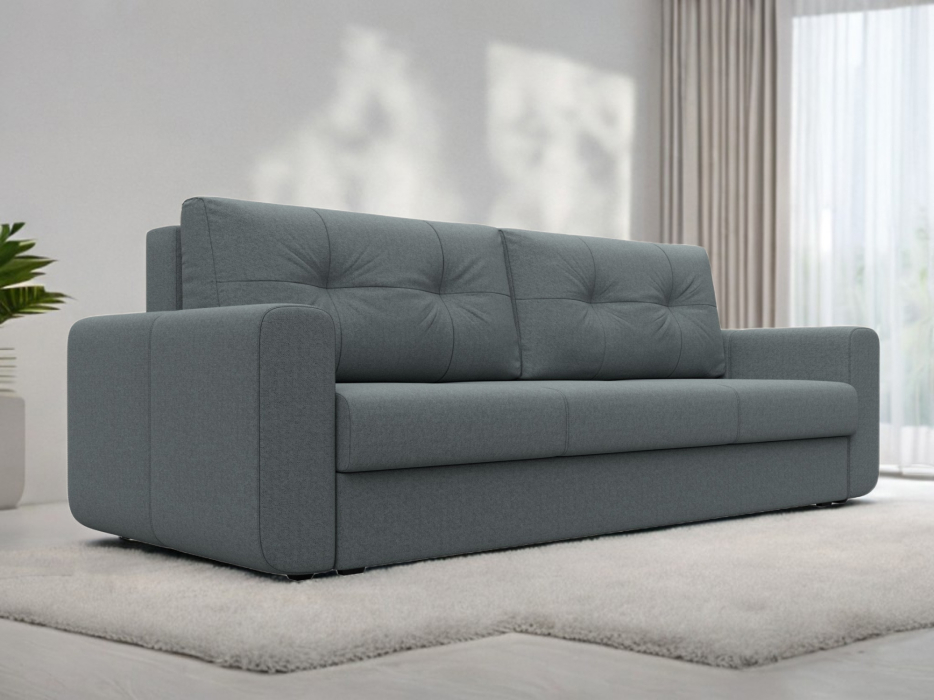 Диваны еврокнижки, Диван прямой Лига-031, рогожка Амур