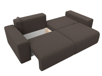 Диван прямой Лига-036 НПБ Классик, рогожка Амур