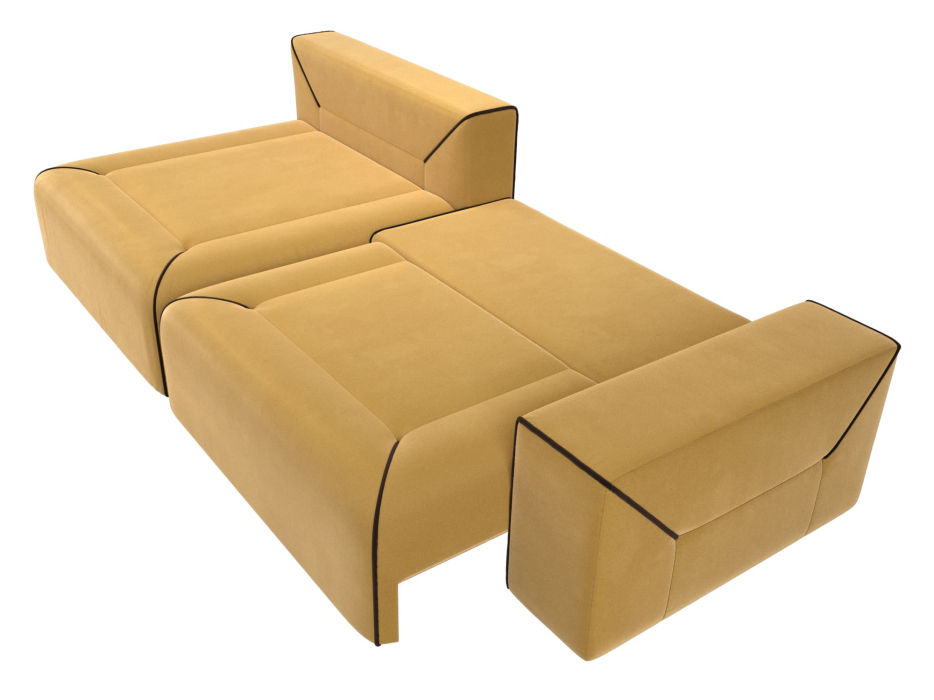 Диваны угловые в гостиную, Диван угловой Кёльн, микровельвет, левый угол