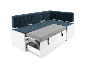 Диван угловой кухонный Ганновер (Велюр) 205х82х130 см