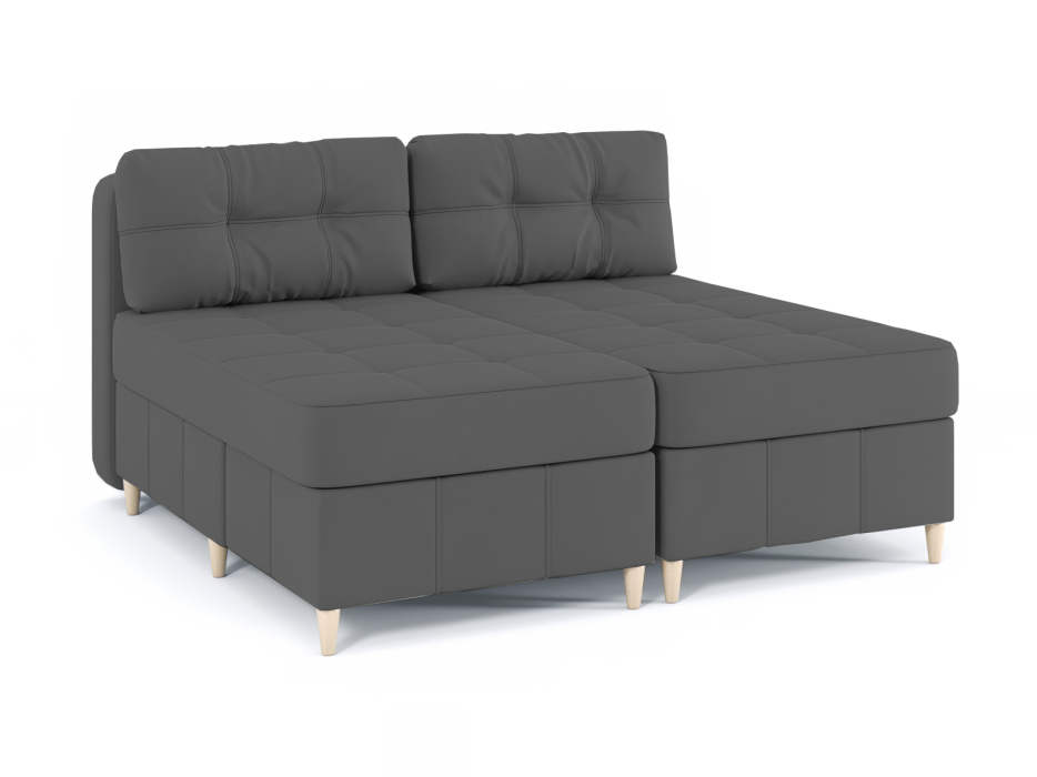 Диваны угловые в гостиную, Диван-кровать угловой Оливер Люкс 2 еврокнижка-трансформер, велюр