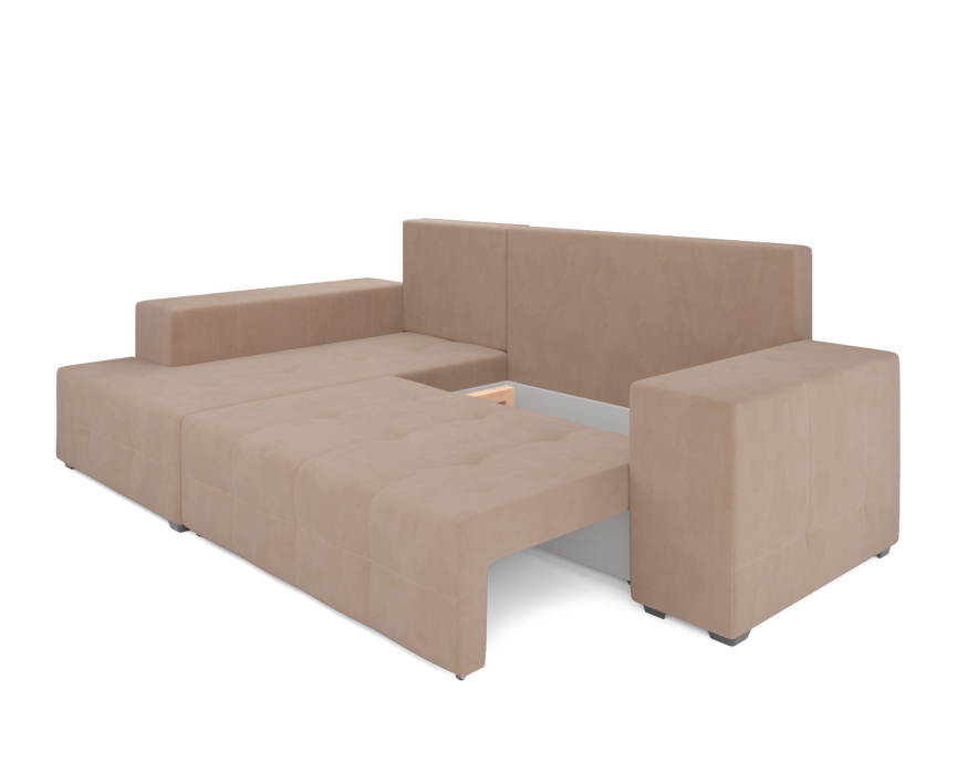 Диваны угловые в гостиную, Диван угловой Монреаль Левый угол (Велюр)