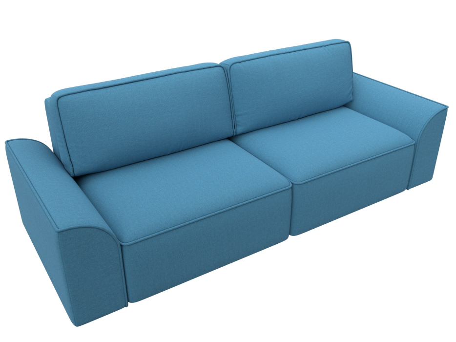 Диваны еврокнижки, Диван прямой Лига-048 НПБ, рогожка Амур