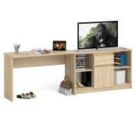 Домашние кабинеты, Стол письменный 1200 и тумба высокая МТВ1204 Мори