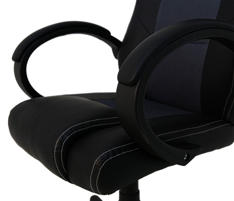 Для офиса и дома, Кресло поворотное RACER (серый/черный)