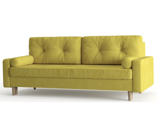 Диван-кровать Belfast, независимый пружинный блок, велюр