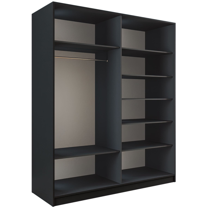 Шкафы-купе 2-х дверные, Шкаф-купе Эста Зеркало+Зеркало 180х66х240