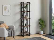 Стеллажи, Стеллаж Айсберг Лофт 40х182-2 черный