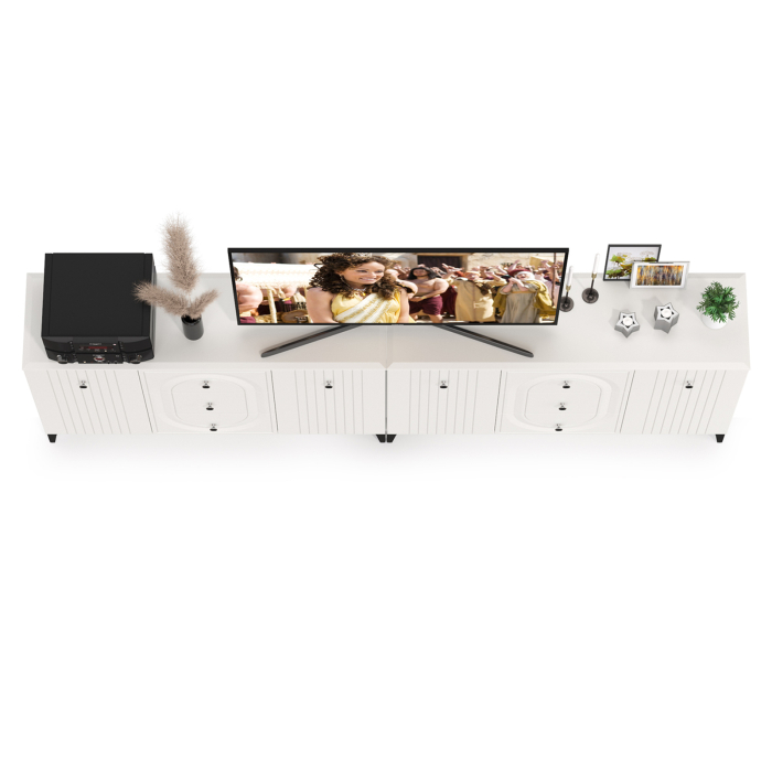 Стенки для гостиной, Два Комода Валенсия можно использовать как ТВ-тумбу