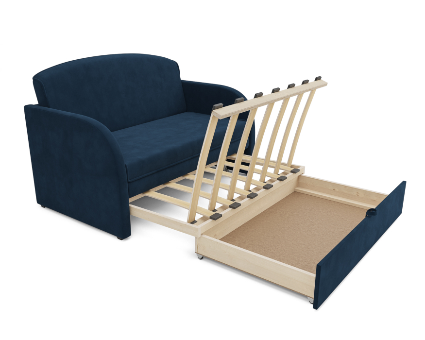 Диваны кровати со спальным местом, Диван прямой выкатной Малютка (Велюр)